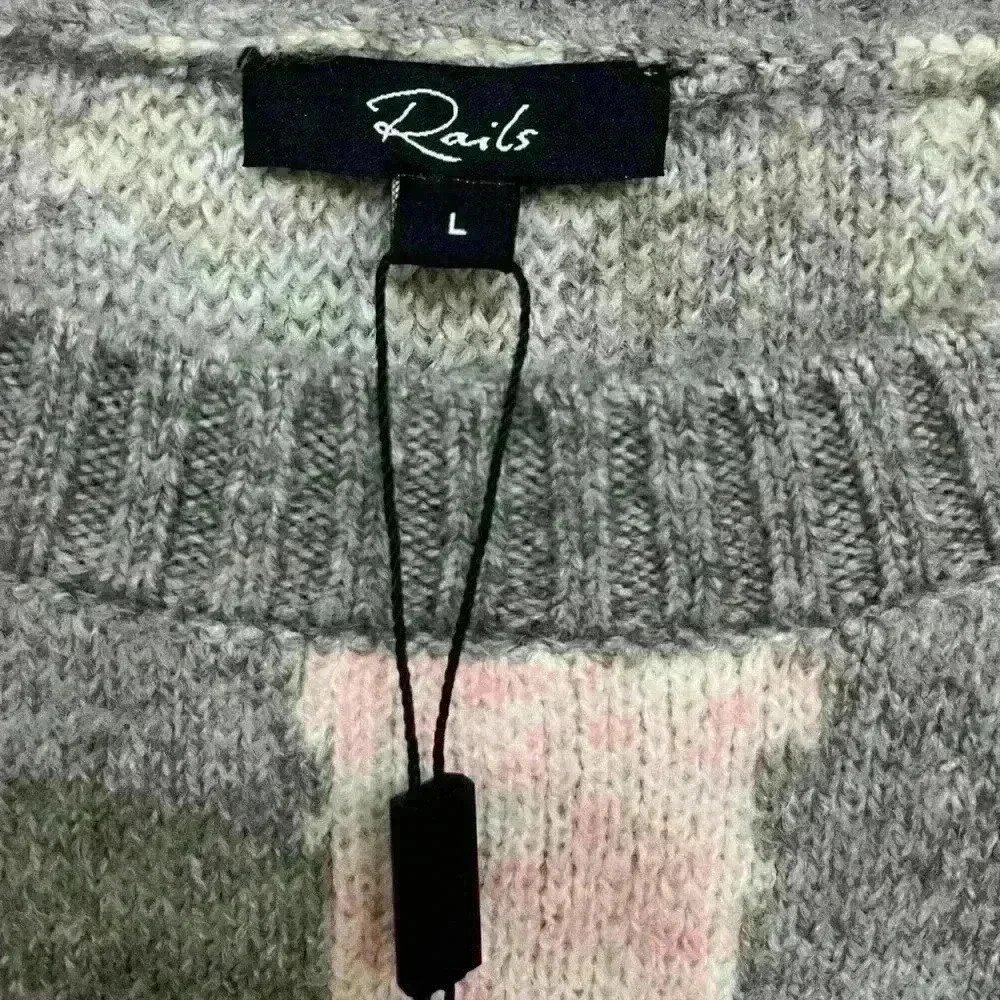 Rails new Virgo Gray Tie Dye Crewneck Wool Blend Sweater Size Large NWT - Picture 4 of 9